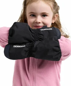 New Didriksons Kids' Shell Gloves 10 Black