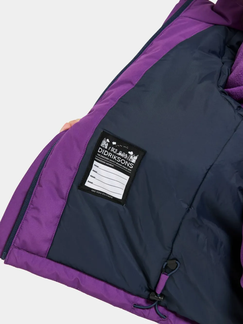 Outlet Didriksons Kids' Talvi Jacket Royal Purple