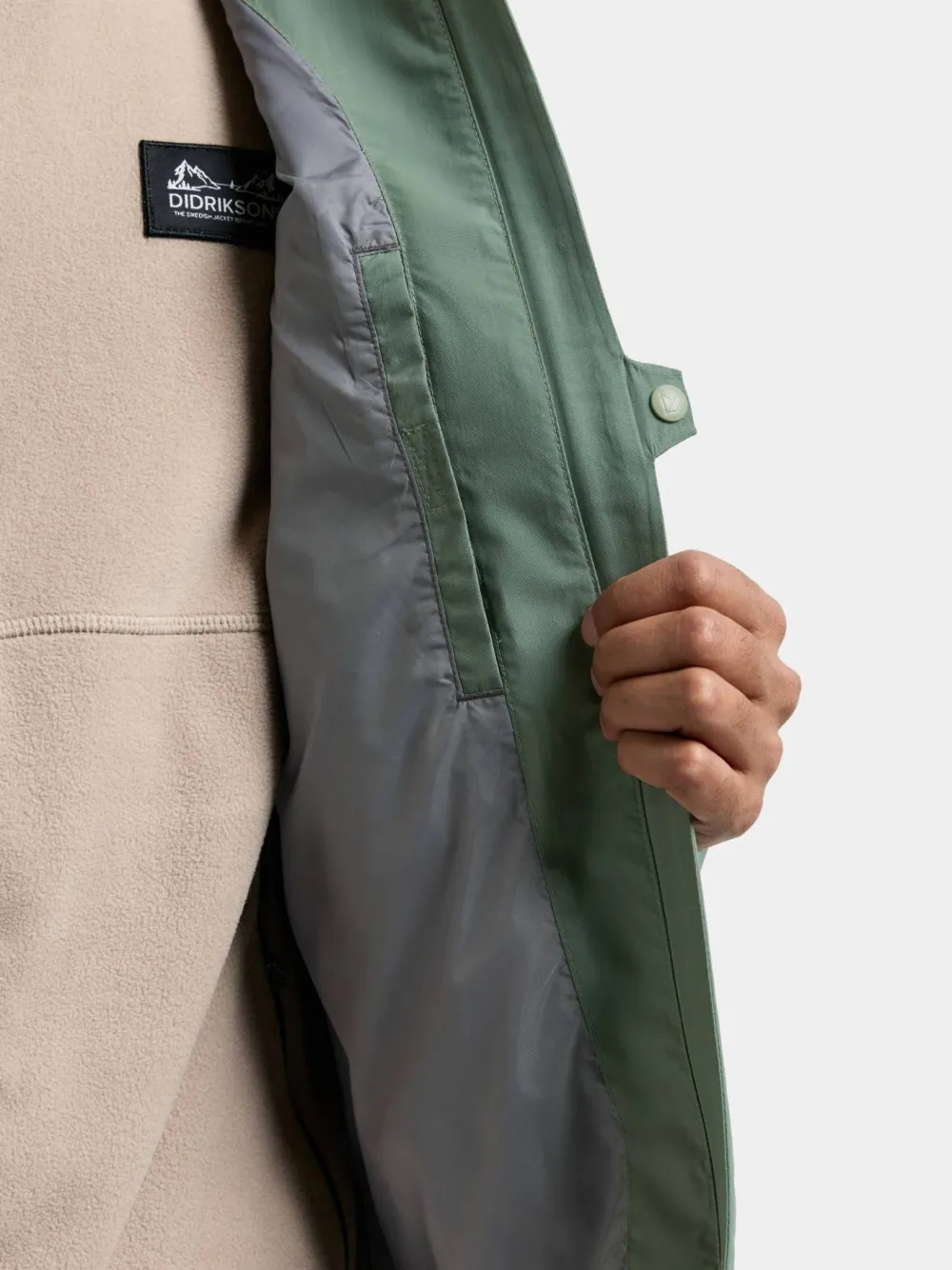 Sale Didriksons Men's Dario Jacket 2 Dark Moss