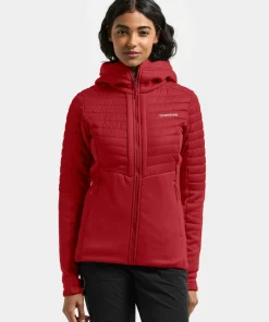 Hot Didriksons Women's Annema Full Zip 6 Spring Red