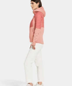 Didriksons Women's Annema Full Zip 6 Powder Pink