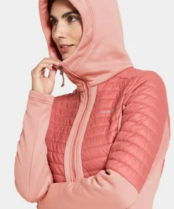 Didriksons Women's Annema Full Zip 6 Powder Pink
