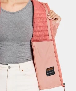 Didriksons Women's Annema Full Zip 6 Powder Pink