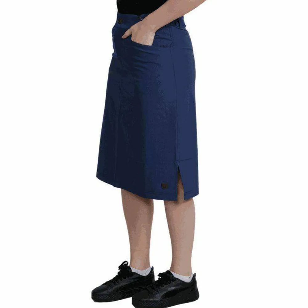 Clearance Dobsom Women's Himalaya Long Skort Stoneblue