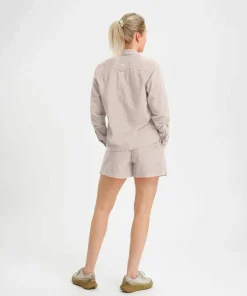 New Elevenate Women's Estate Cord Shorts Latte