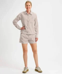 New Elevenate Women's Estate Cord Shorts Latte