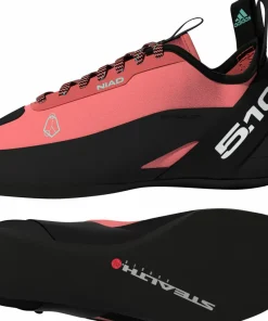 Hot FiveTen Unisex Niad Lace Climbing Shoes Core Black/Crew Red/Acid Mint