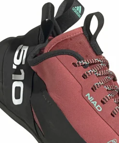 Hot FiveTen Unisex Niad Lace Climbing Shoes Core Black/Crew Red/Acid Mint