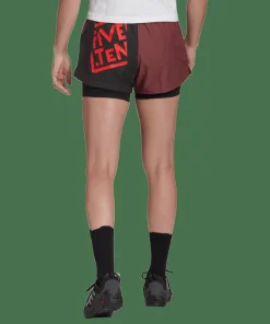 Best FiveTen Women's Two-in-One Climb Shorts Quiet Crimson/Black