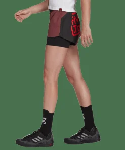 Best FiveTen Women's Two-in-One Climb Shorts Quiet Crimson/Black