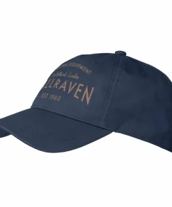 Online Fjällräven Est. 1960 Cap Dark Navy