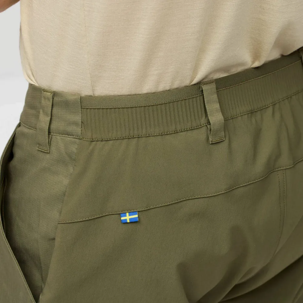 Clearance Fjällräven Men's Abisko Hybrid Trail Trousers Zip-Off Navy
