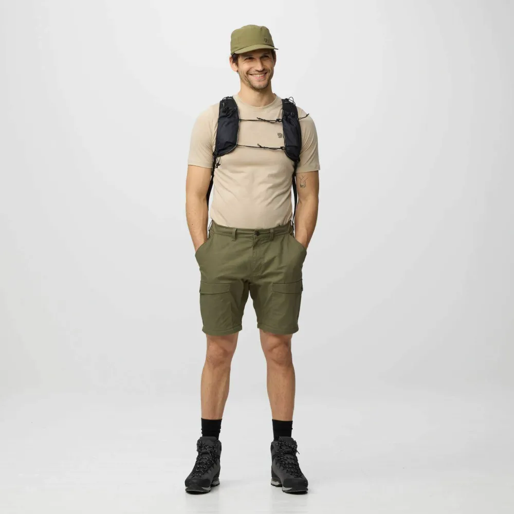 Clearance Fjällräven Men's Abisko Hybrid Trail Trousers Zip-Off Navy