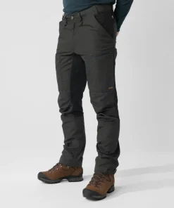 Clearance Fjällräven Men's Abisko Lite Trekking Trousers Dark Grey
