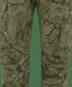 New Fjällräven Men's Barents Pro Hydratic Trousers Green Camo-Deep Forest