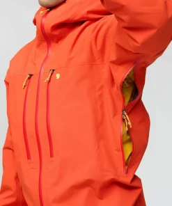 Outlet Fjällräven Men's Bergtagen GORE-TEX Pro Jacket Flame Orange