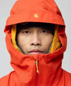 Outlet Fjällräven Men's Bergtagen GORE-TEX Pro Jacket Flame Orange