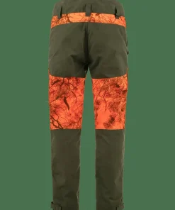 Best Fjällräven Men's Drev Hybrid Trousers Deep Forest-Orange Multi Camo