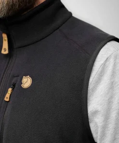 Hot Fjällräven Men's Övik Lite Fleece Vest Black