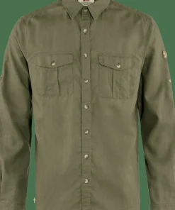 Online Fjällräven Men's Övik Travel Long Sleeved Shirt Green