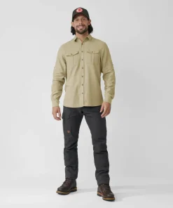 Online Fjällräven Men's Övik Travel Long Sleeved Shirt Green