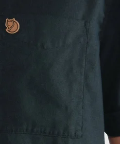 Sale Fjällräven Men's Övik Travel Shirt Short Sleeve Indigo Blue-Dark Navy
