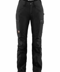 Clearance Fjällräven Women's Kaipak Trousers Curved Black