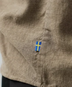 Fjällräven Women's Övik Hemp Shirt Long Sleeve Green