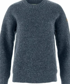 Sale Fjällräven Women's Övik Waffle Knit Navy