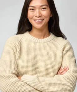 Sale Fjällräven Women's Övik Waffle Knit Navy