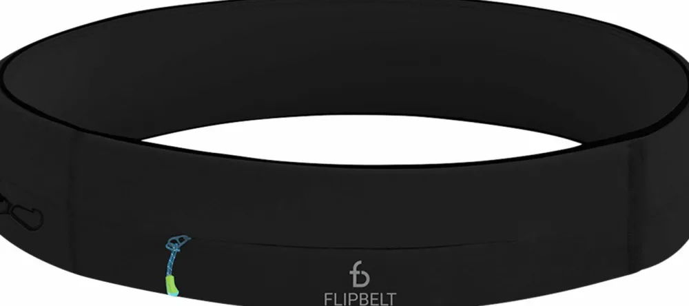 Discount FlipBelt Zipper Black