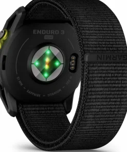 Best Garmin Enduro 3 Carbon Grey DLC Titanium/Black UltraFit Nylon Strap