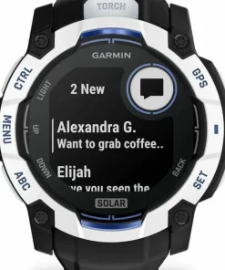 Online Garmin Instinct 3 Solar, 50 mm Whitestone