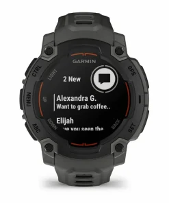 Sale Garmin Instinct E, 45 Mm Black Bezel With Charcoal Band