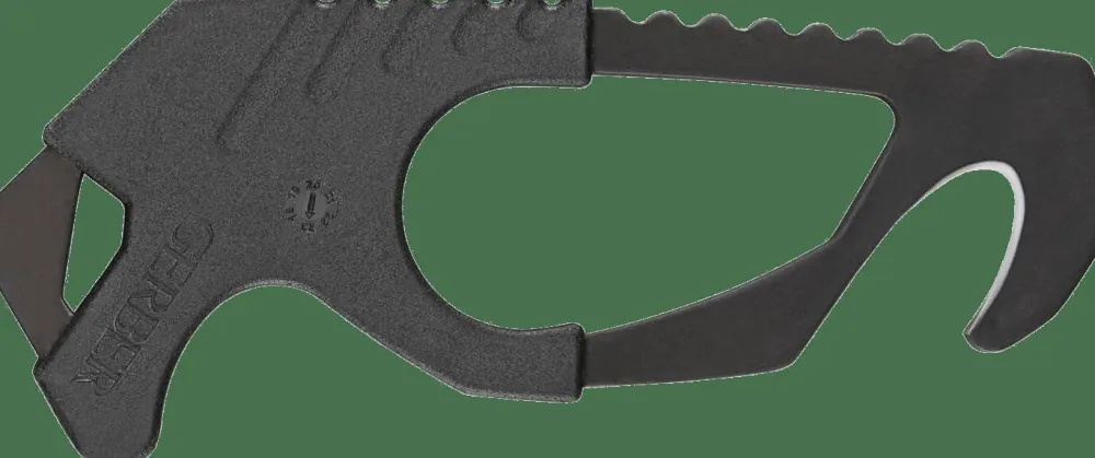 Best Gerber Strap Cutter Black/Orange Sheath