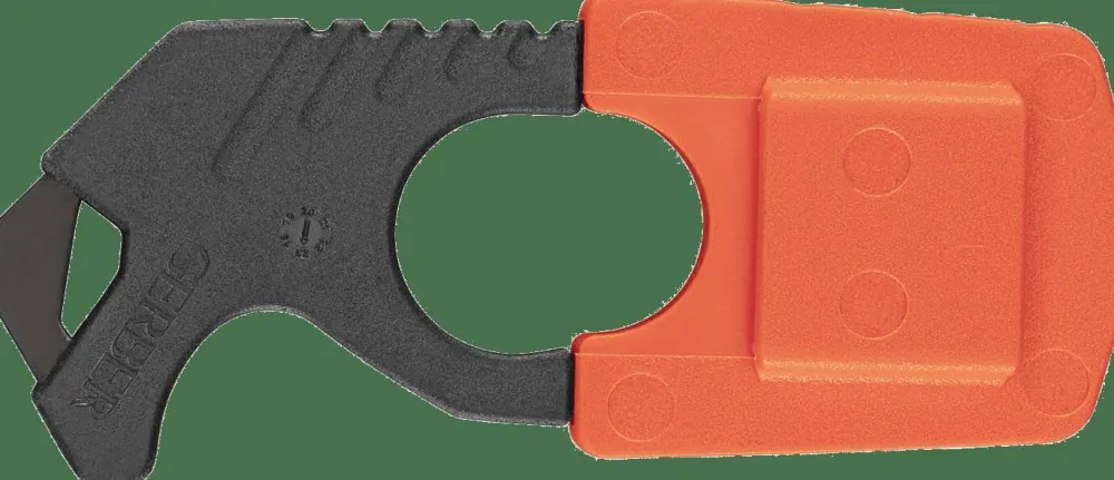 Best Gerber Strap Cutter Black/Orange Sheath