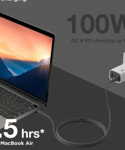 New GP Batterier GP Essential Cable USB-C To USB-C 2m 100w Grey