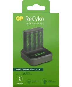 Best GP Batterier GP ReCyko Speed Charger M4D45/270HC Grey
