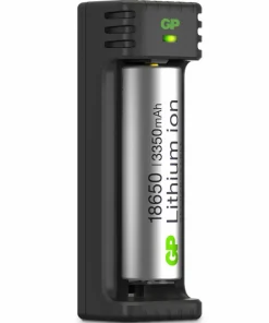 New GP Batterier GP-Battery Li-ion 1 Slot Charger Black/Silver