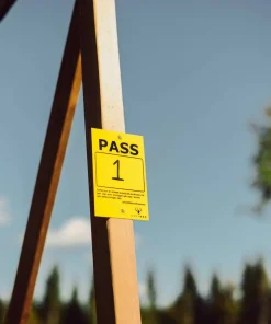 Discount Grey Oak Pass Sign Hunting Tower Yellow