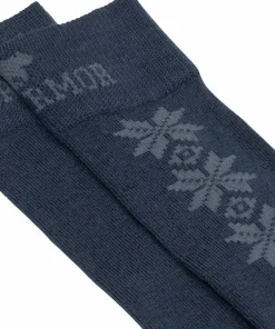 Online Gridarmor Kids' Alpin Merino Ski Sokk Jr Blue/Grey