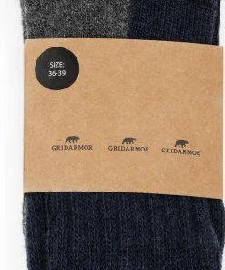 Best Gridarmor Trekking Merino Wool Sock Dark Navy
