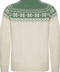 Best Gridarmor Women’s Snøkrystall Round Neck Ullgenser White/green
