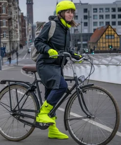 Hot Gripgrab DryFoot Waterproof Everyday 2 Overshoes Yellow Hi-Vis
