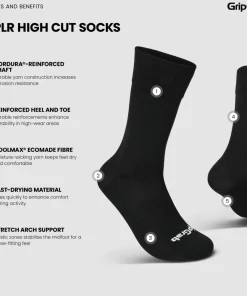 Sale Gripgrab EXPLR High Cut Socks Black