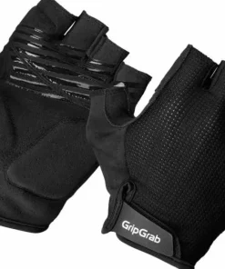 Hot Gripgrab Explr Padded Short Finger Summer Gloves Black