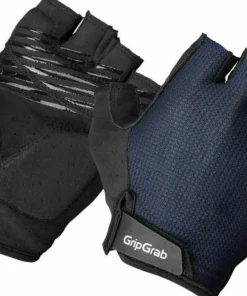 Discount Gripgrab Explr Padded Short Finger Summer Gloves Navy Blue