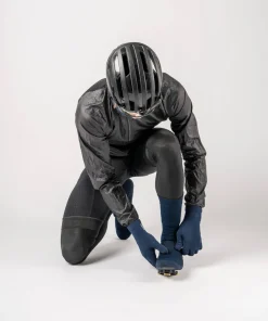 Outlet Gripgrab Flandrien Waterproof Knitted Road Shoe Covers Navy Blue