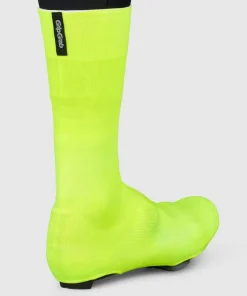 Best Gripgrab Flandrien Waterproof Knitted Road Shoe Covers Yellow Hi-Vis