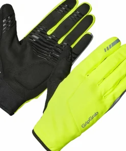 Outlet Gripgrab Hurricane 2 Windproof Spring-Autumn Gloves Yellow Hi-Vis
